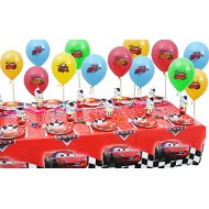 10 Kişilik Cars Red Mini Set