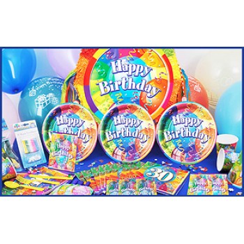 16 Kişilik Brilliant Birthday 30 Yaş Lüks Set