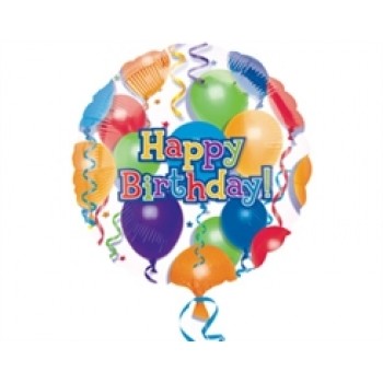 18 İnç Birthday Balloons N Star Folyo Balon