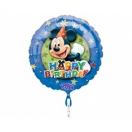 18 İnç Mickey Birthday Stars Folyo Balon