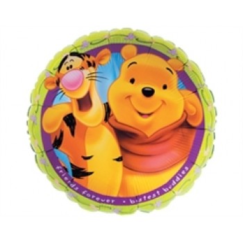 18 inç Winnie The Pooh Neşeli Folyo Balon
