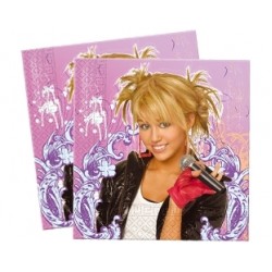 20 Adet 33X33 Santim Hannah Montana Backstage Kağıt Peçete