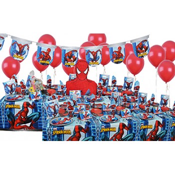 20 Kişilik Spiderman Lüks Set