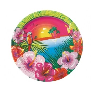 8 Adet 23 Santim Luau Party Tabak