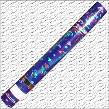 80 cm silver konfeti