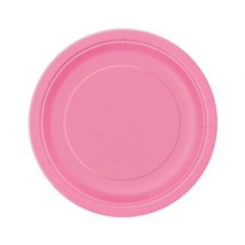 8 Adet 23cm Pembe Pastel Tabak