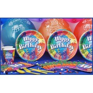 8 Kişilik 40 Yaş Brilliant Birthday Ekonomik Set