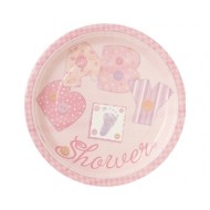 Baby Pink Stitching Tabak 23 cm'lik 8 tane