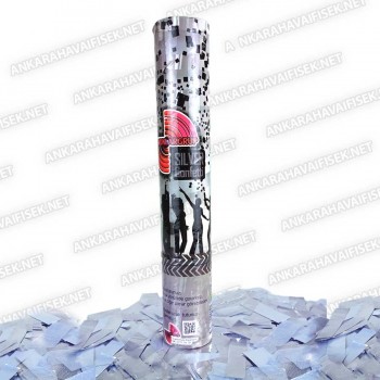 30 cm Silver Konfeti