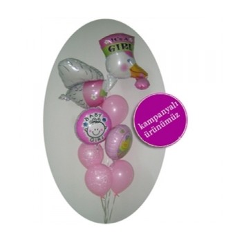 It's A Girl Uçan Balon Demeti 2