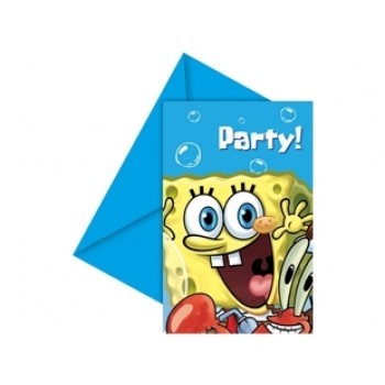 Sponge Bob Party Davetiye