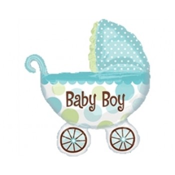 Supershape Baby Buggy Boy Folyo Balon