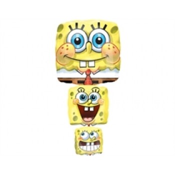 SuperShape Sponge Bob Stacker Folyo Balon